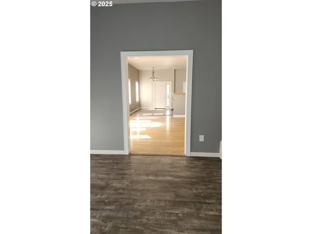 a view of a room with a yard