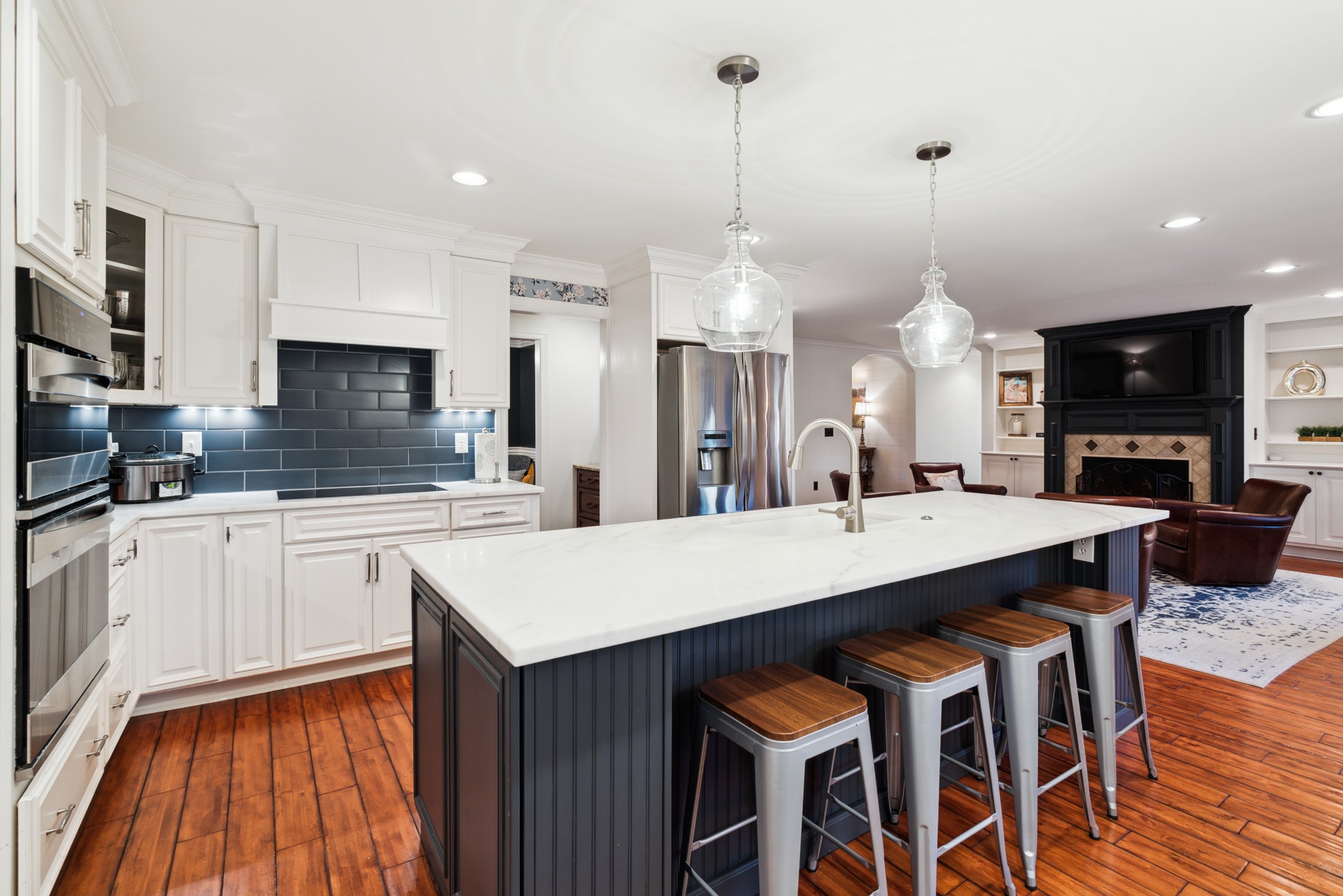 5224 Rustic Way Old Hickory, TN 37138 - Photo 12 of 56 a large kitchen with sink cabinets and stainless steel appliances