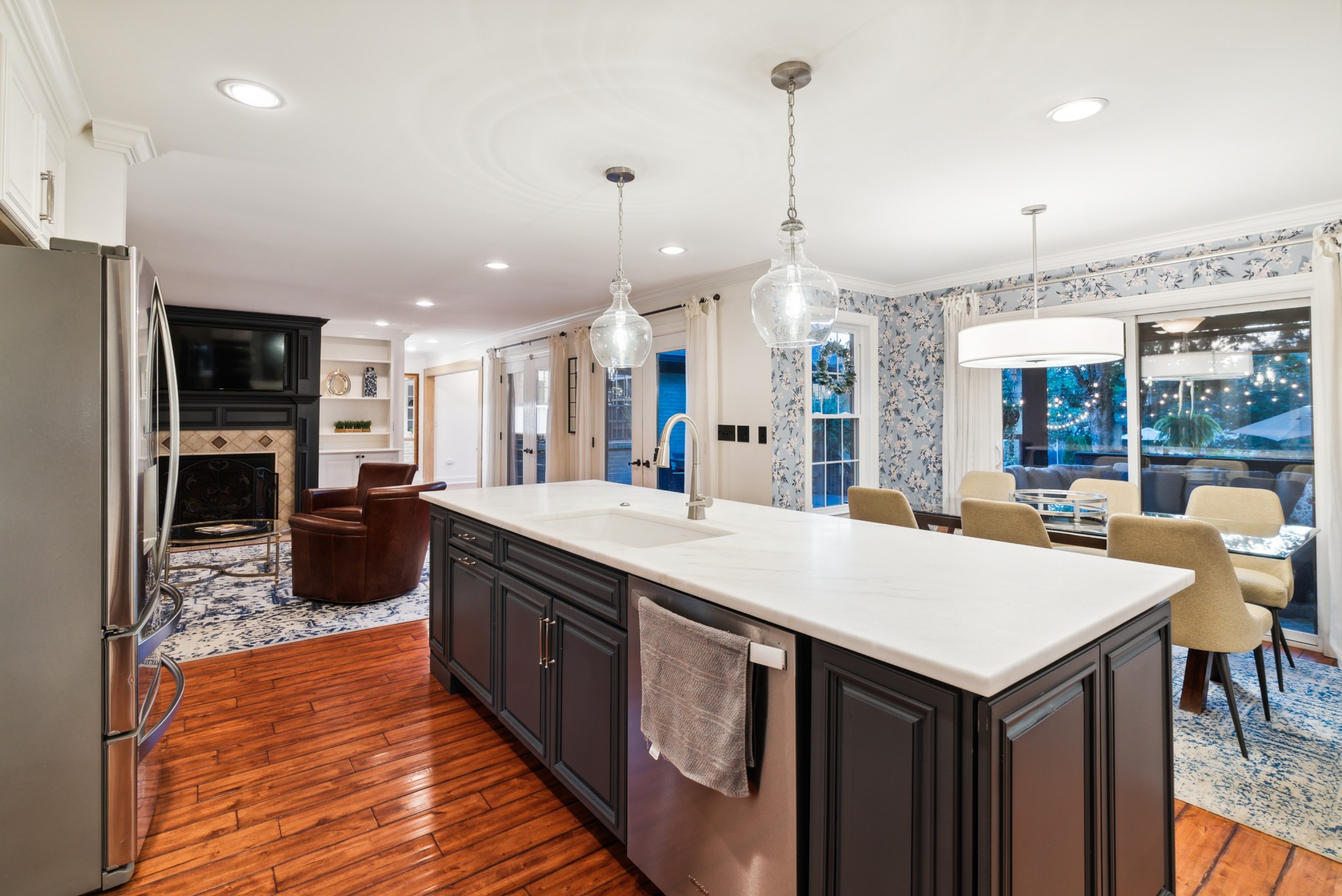 5224 Rustic Way Old Hickory, TN 37138 - Photo 13 of 56 a large kitchen with kitchen island a large island in it
