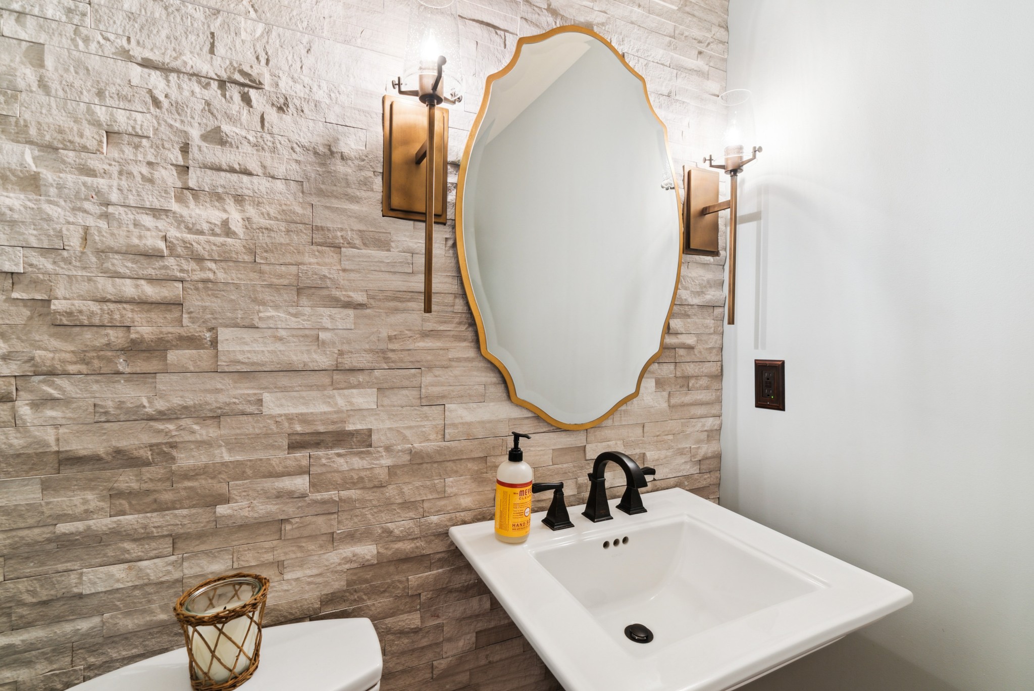5224 Rustic Way Old Hickory, TN 37138 - Photo 18 of 56 a bathroom with a sink and a mirror