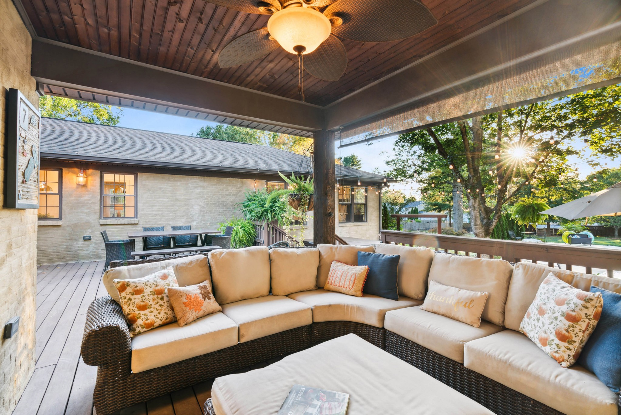 5224 Rustic Way Old Hickory, TN 37138 - Photo 39 of 56 a view of a patio with couches and a coffee table
