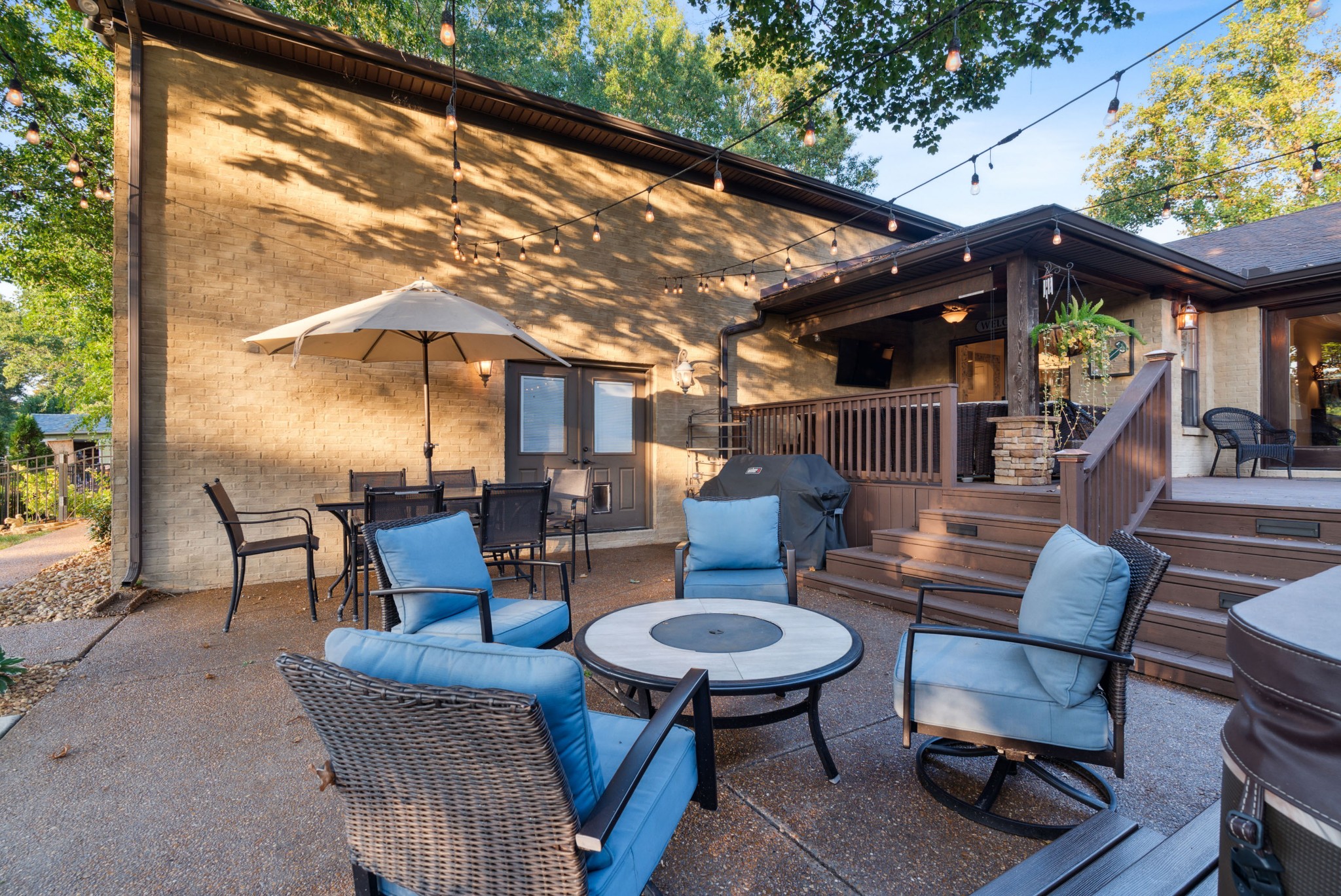 5224 Rustic Way Old Hickory, TN 37138 - Photo 42 of 56 a outdoor space with patio the couches and a dining table with garden view