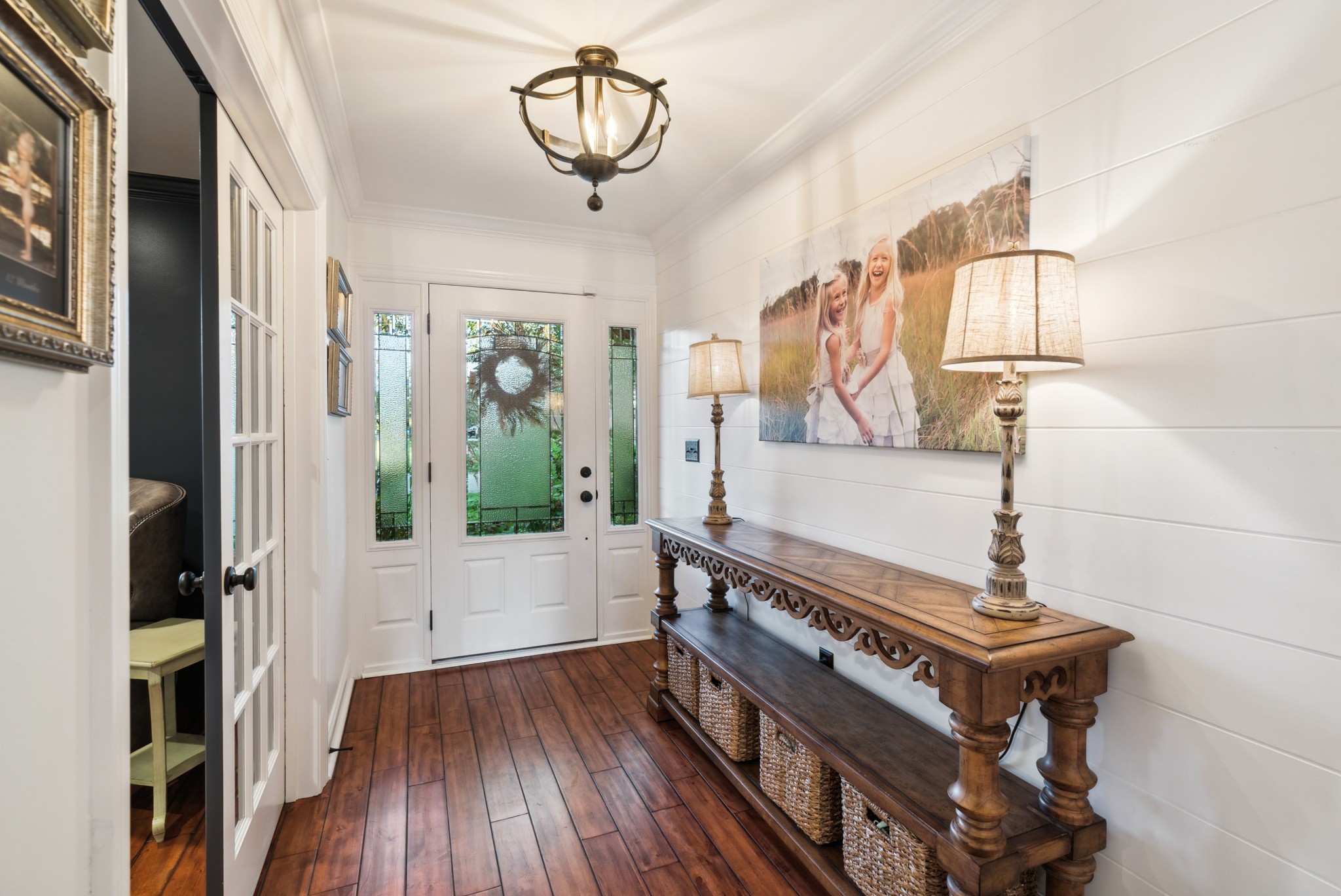 5224 Rustic Way Old Hickory, TN 37138 - Photo 5 of 56 a view of hallway with a large window and wooden floor