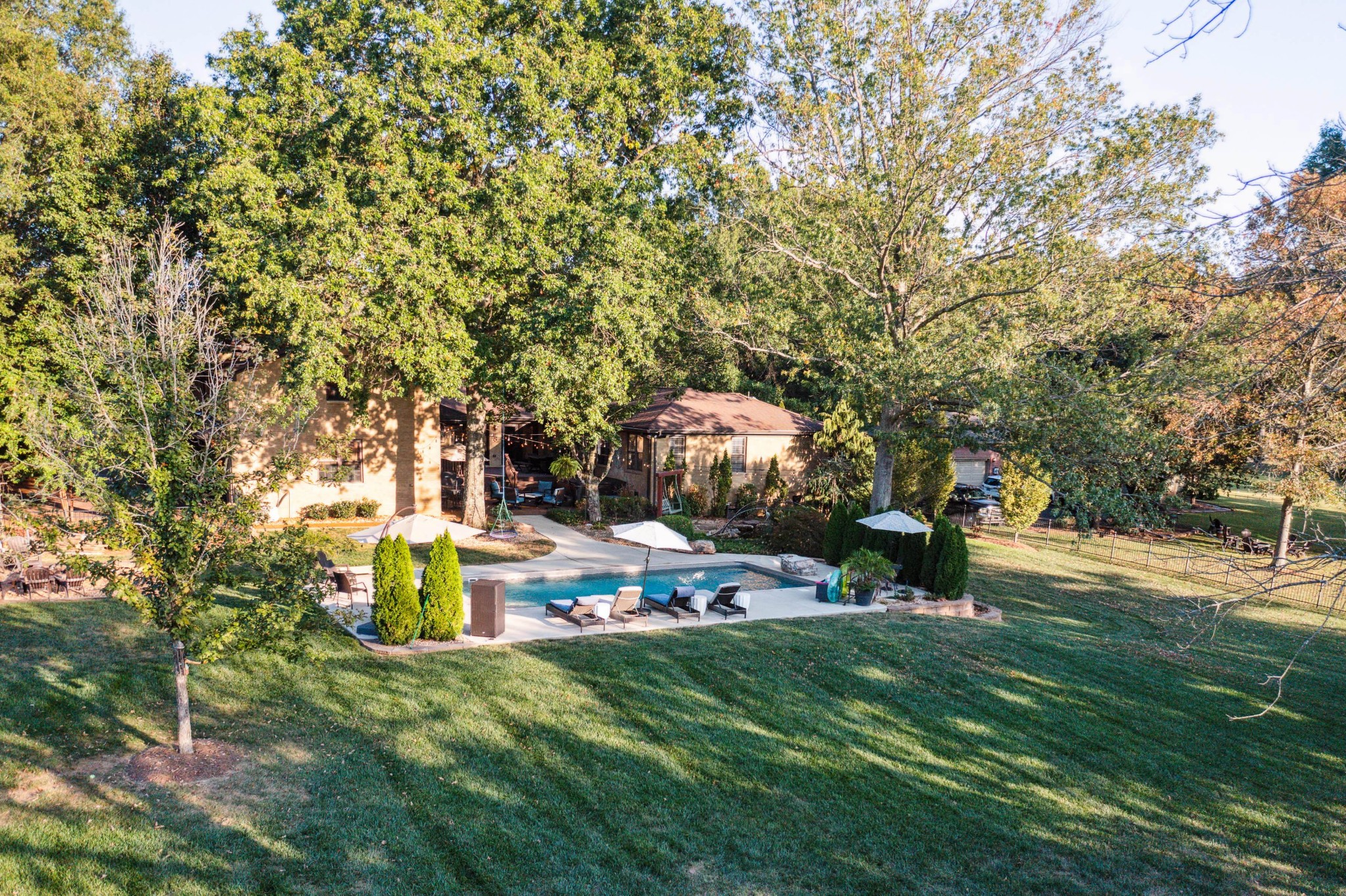 5224 Rustic Way Old Hickory, TN 37138 - Photo 52 of 56 a view of a park with large trees