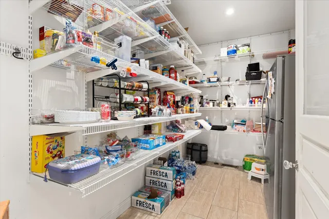 a view of storage and utility room