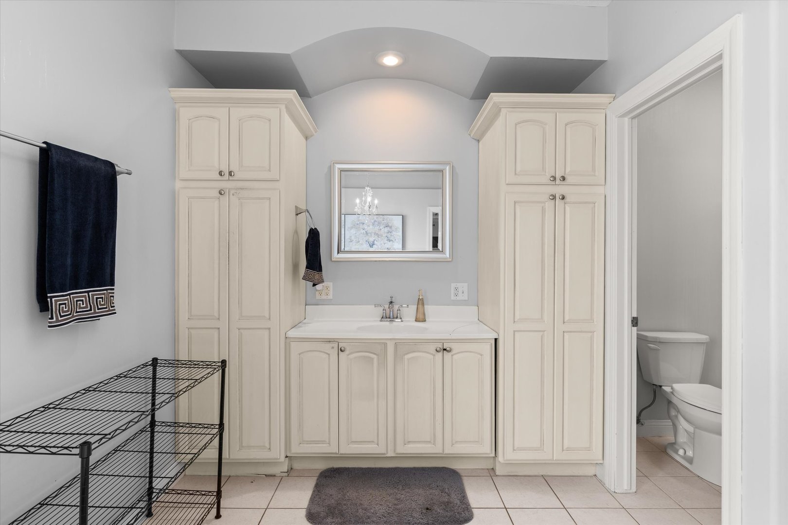 1 Arc Wenona, IL 61377 - Photo 28 of 52 a bathroom with a sink a toilet and shower