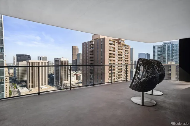 a hallway with a large window