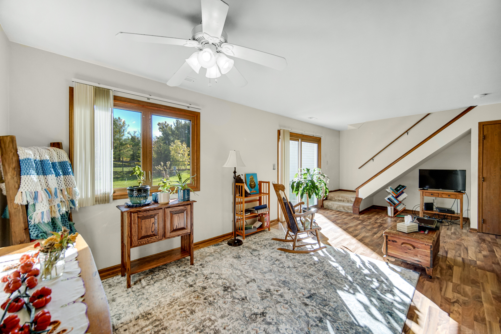 19159 Weber Road Mokena, IL 60448 - Photo 9 of 22 a living room with furniture and a flat screen tv