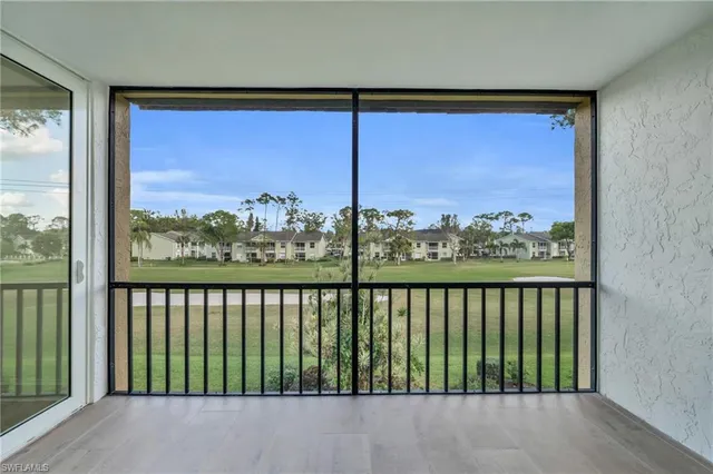 a view of a city from a balcony