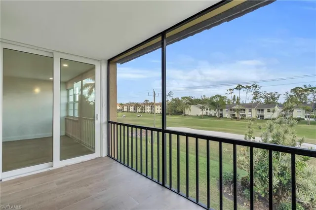 a view of a city from a balcony