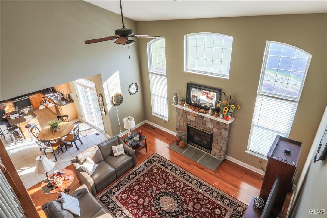 136 Starr Road Reading, PA 19608 - Photo 27 of 45 a living room with furniture and a fireplace
