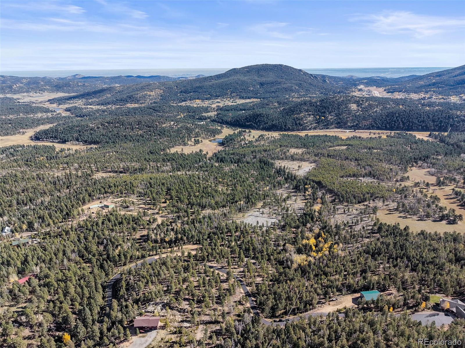 9606 Wallow Court Conifer, CO 80433 - Photo 22 of 27 a view of city and mountain