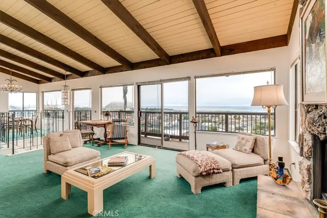 a kitchen with a refrigerator and a sink