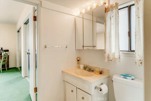 a view of a balcony with city view