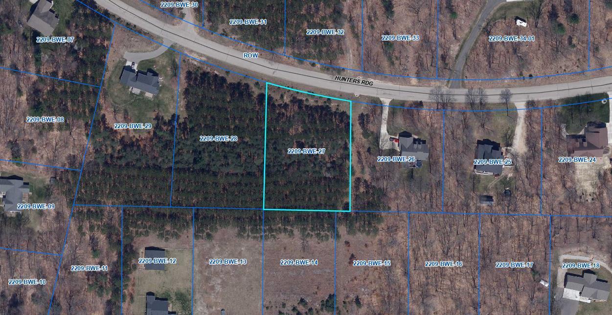 Lot 27 Hunters Ridge Cadillac, MI 49601 - Photo 3 of 5 Lot 27 Aerial Map