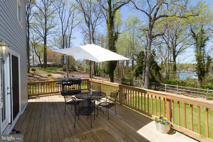 3908 Rhode Harbor Road Edgewater, MD 21037 - Photo 3 of 30 Rear Deck with Panoramic Creek Views
