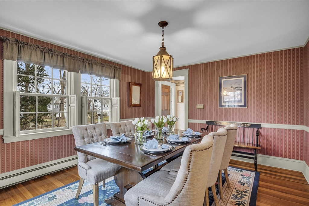 9 Carlisle Street Andover, MA 01810 - Photo 10 of 42 a view of a dining room with furniture window and outside view