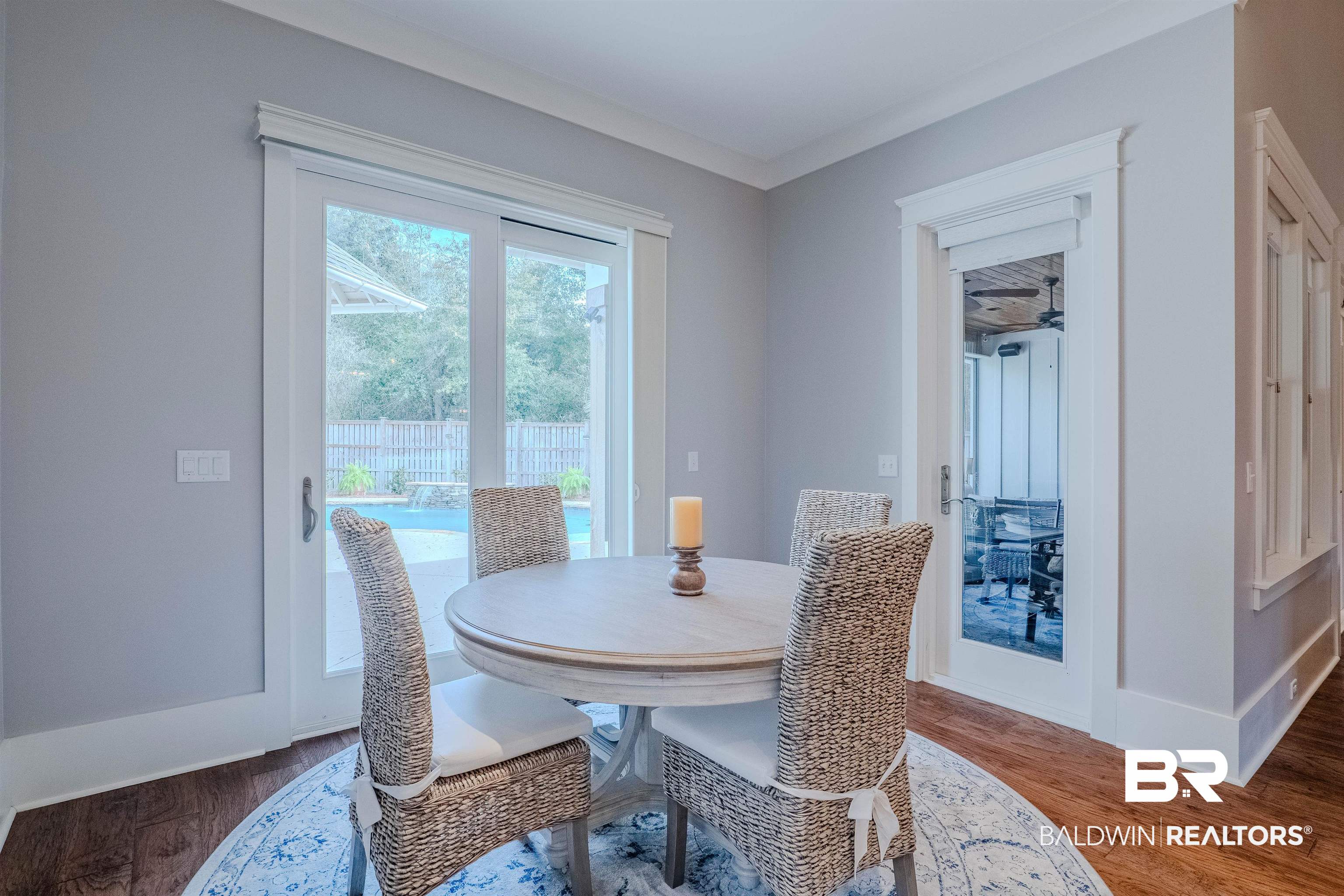 708 Manning Place Fairhope, AL 36532 - Photo 16 of 58 Dining area featuring hardwood / wood-style flooring