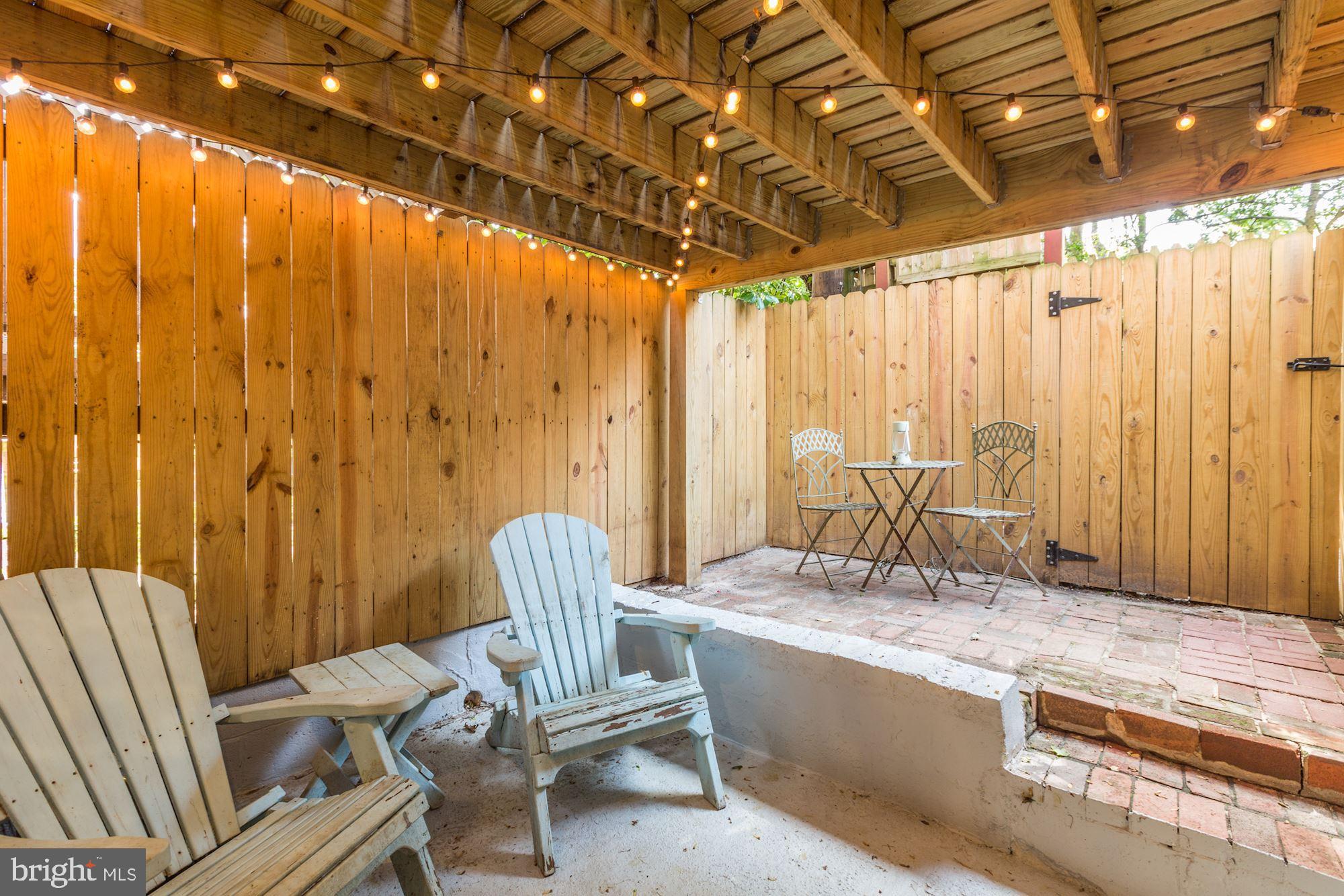 1932 35th Street Northwest Washington, DC 20007 - Photo 23 of 23 Back Porch - Garden Level