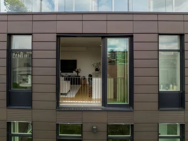 a view of front door of house