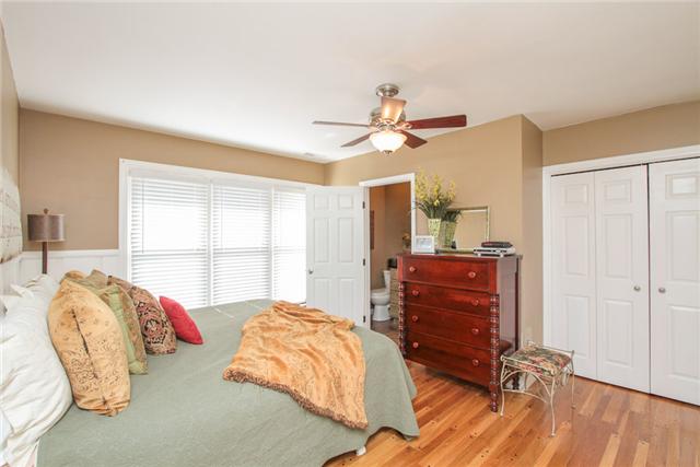 220 Jackson Heights Road Columbia, TN 38401 - Photo 6 of 18 Master Bedroom with ceiling fan and large picture window