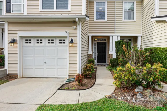 a front view of a house with entryway
