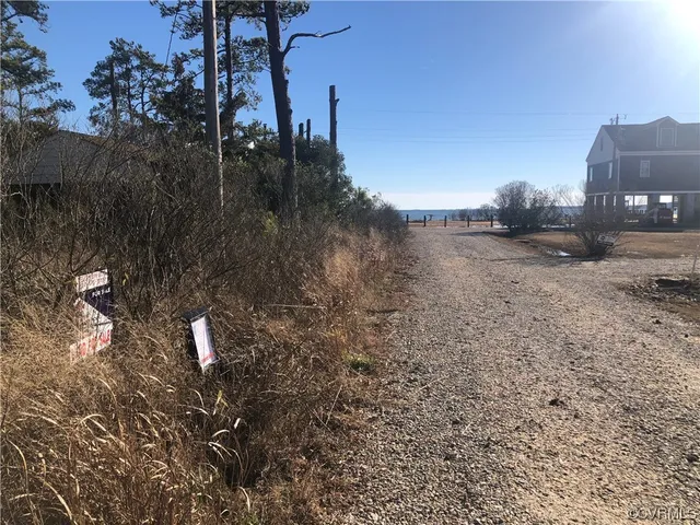 a view of a swimming pool with an outdoor space