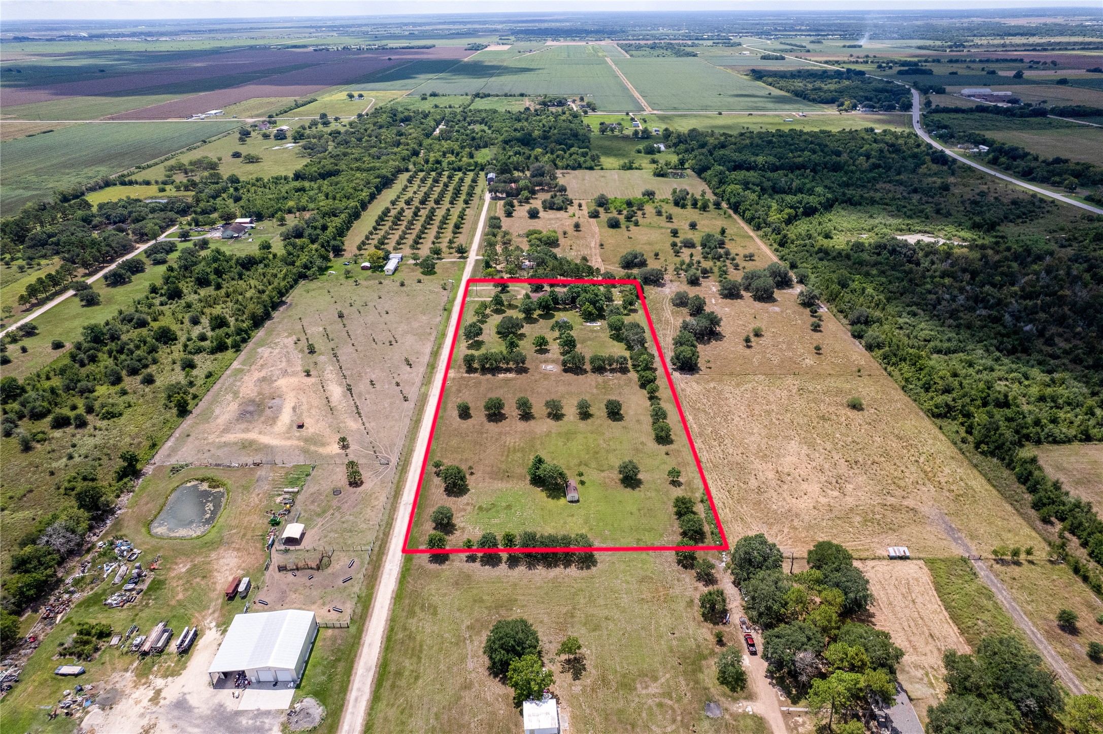 13025 Battle Road Beasley, TX 77417 - Photo 6 of 11 an aerial view of swimming pool and outdoor space