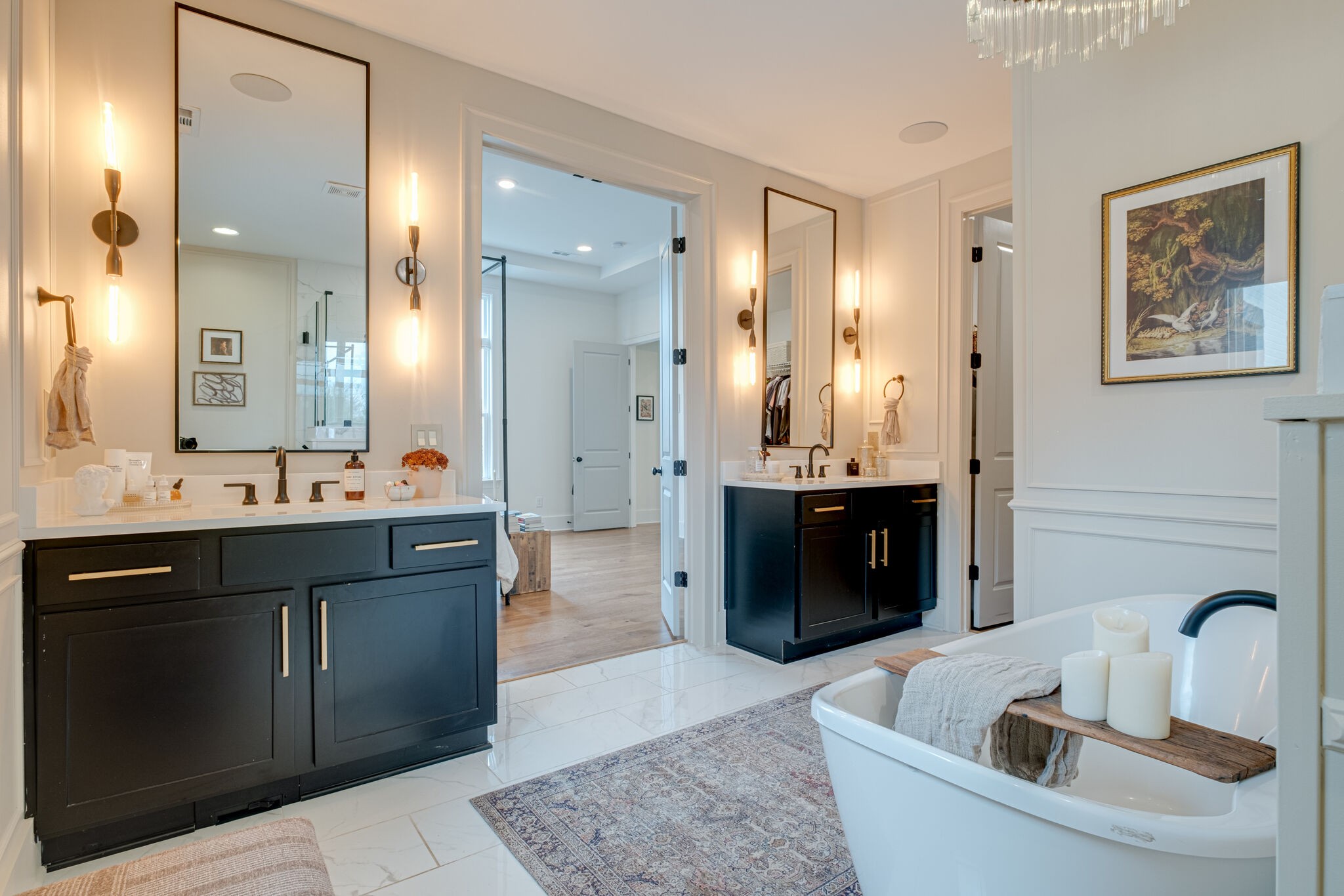 3010 Ranch Rd Mount Mount Juliet, TN 37122 - Photo 28 of 51 a spacious bathroom with a sink double vanity and a mirror