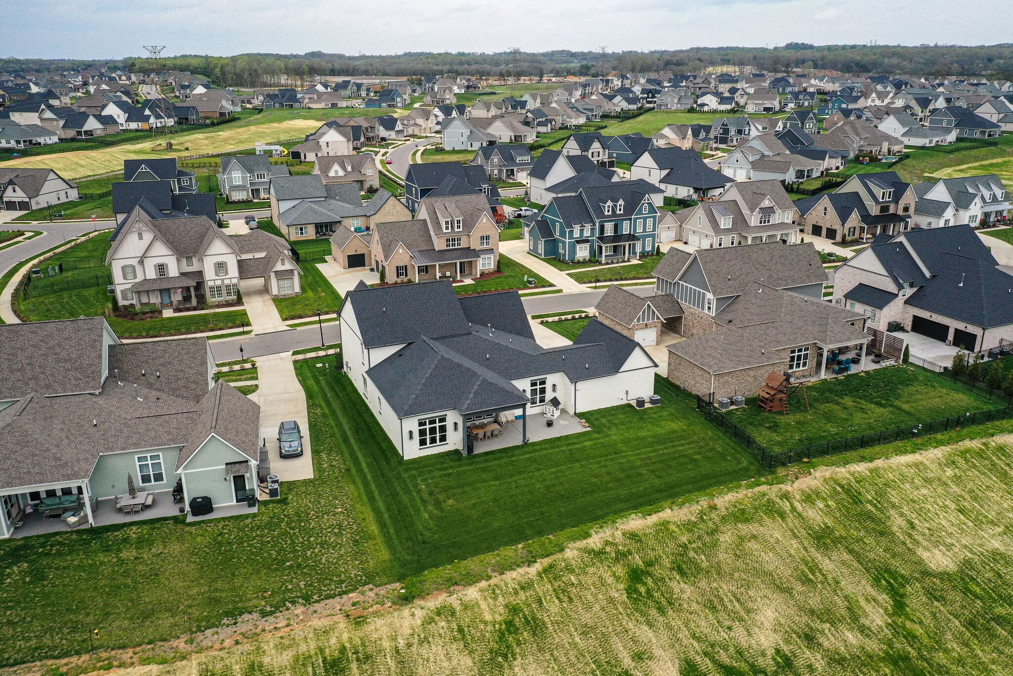 3010 Ranch Rd Mount Mount Juliet, TN 37122 - Photo 51 of 51 an aerial view of residential houses with outdoor space and parking