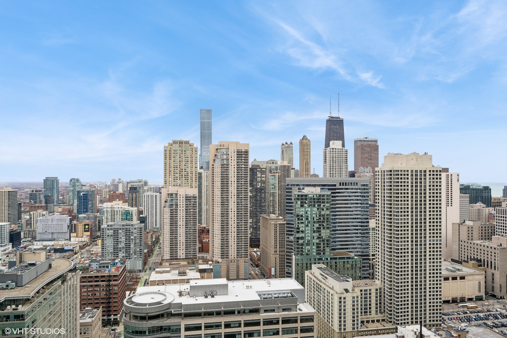 300 North State Street, Unit 4606 Chicago, IL 60654 - Photo 12 of 15 a view of city with tall buildings