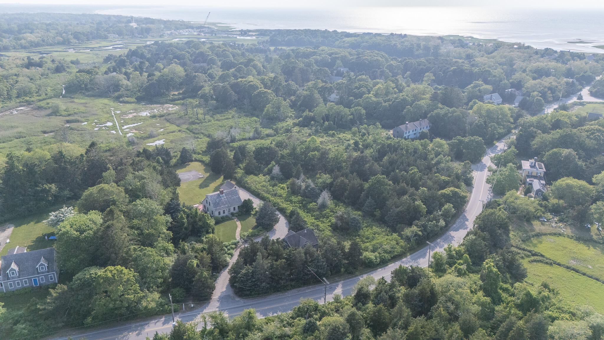 625 Bridge Road Eastham, MA 02642 - Photo 95 of 104 a view of a forest with a mountain and trees