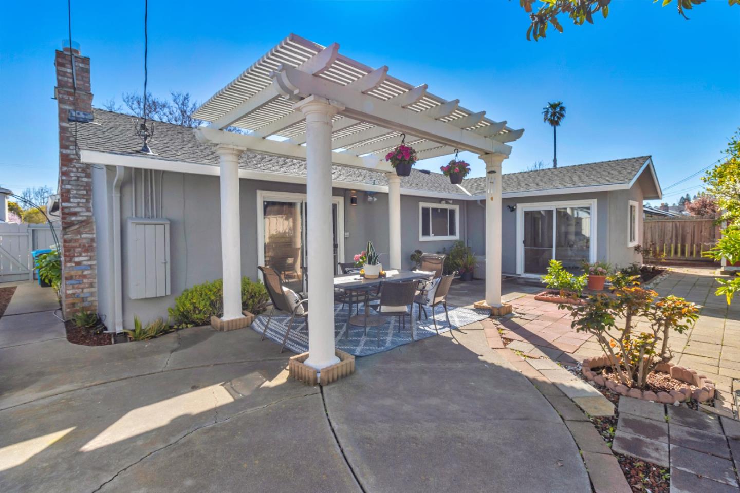152 Brian Lane Santa Clara, CA 95051 - Photo 49 of 76 a view of a house with backyard porch and sitting area