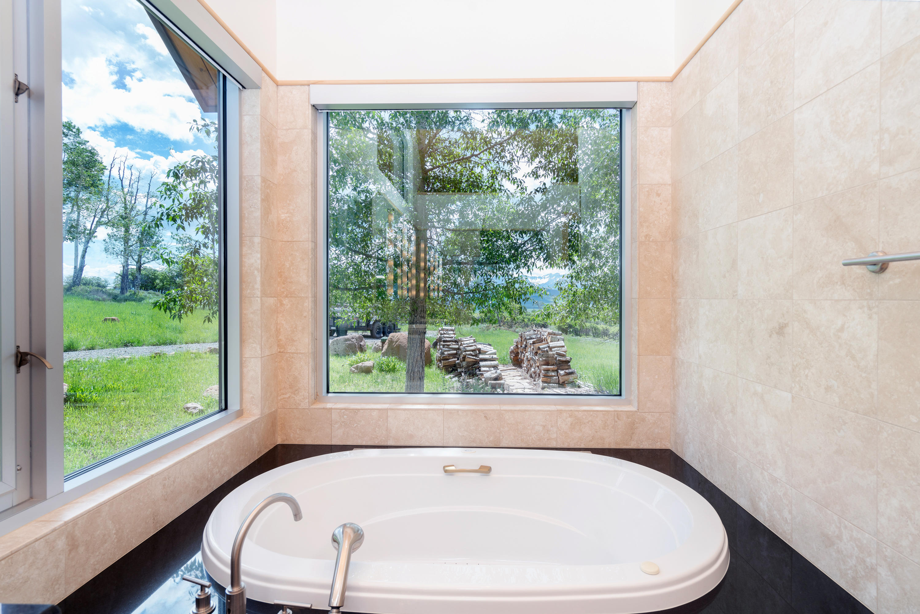 1804 Ranch Road Placerville, CO 81430 - Photo 22 of 52 a view of a large window with swimming pool