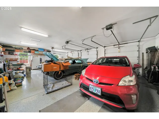 a cars parked in a parking room