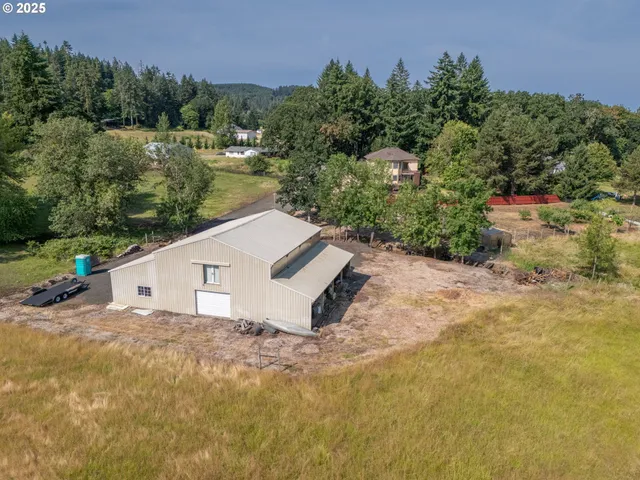 a upper view of a house