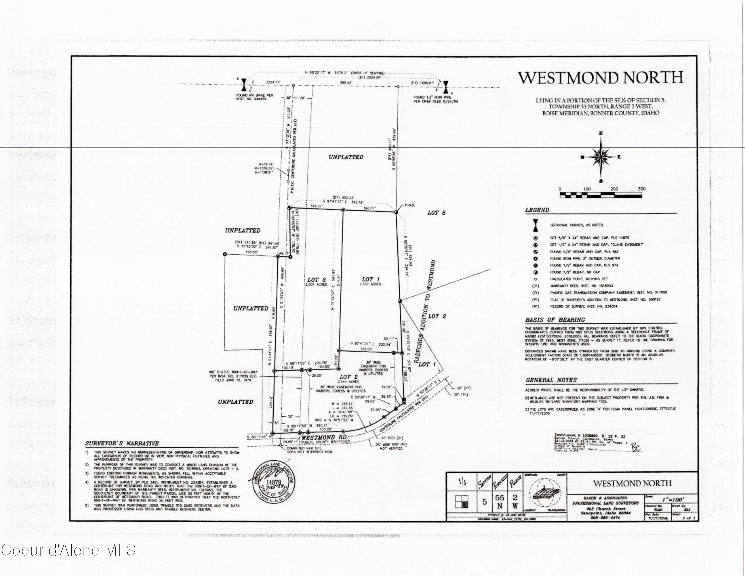 1-3 Westmond Road Sagle, ID 83860 - Photo 34 of 37 LOTS 1 - 3 Westmond Rd Cocolalla Sagle
