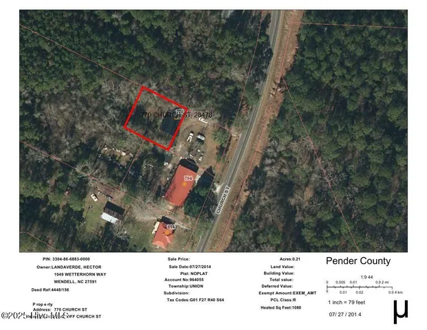 $160,000 | 770 Church Street, Willard, NC 28478