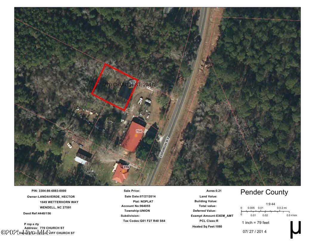 770 Church Street Willard, NC 28478 - Photo 25 of 25 770 Church St.pdf