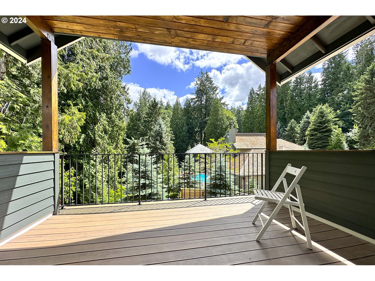 774 Southeast 25th Street Gresham, OR 97080 - Photo 22 of 39 a view of a wooden deck with a yard
