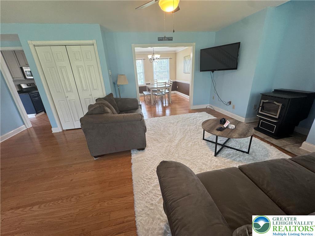 18 Cub Lane Jim Thorpe, PA 18229 - Photo 27 of 58 a living room with furniture and a flat screen tv