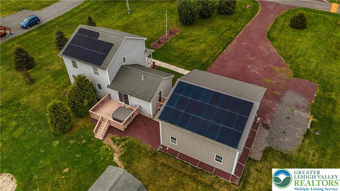 18 Cub Lane Jim Thorpe, PA 18229 - Photo 4 of 58 an aerial view of a house with a yard