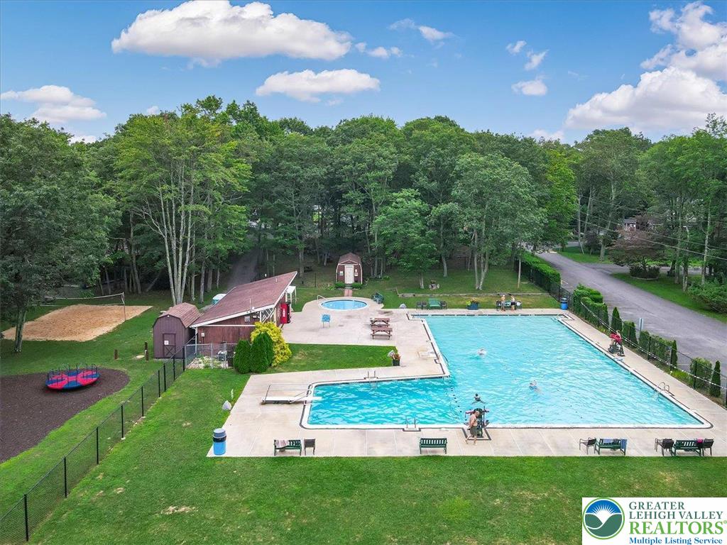 18 Cub Lane Jim Thorpe, PA 18229 - Photo 54 of 58 a view of a backyard with sitting area