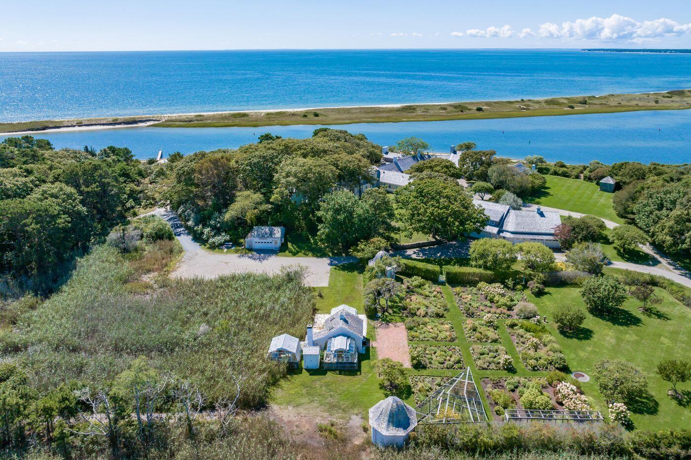 17 Indian Trail Osterville, MA 02655 - Photo 16 of 19 a view of a garden with an ocean