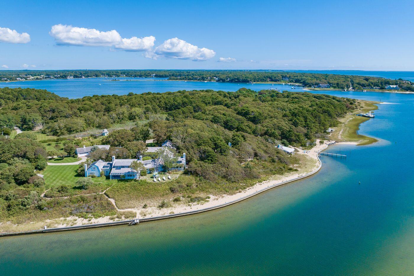 17 Indian Trail Osterville, MA 02655 - Photo 18 of 19 a view of a lake with a mountain
