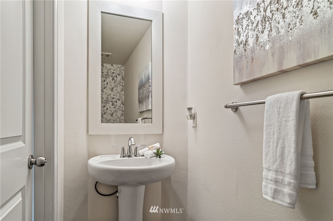 3527 198th Street Southeast Bothell, WA 98012 - Photo 20 of 40 a bathroom with a sink and mirror