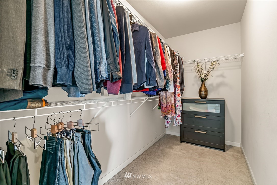 3527 198th Street Southeast Bothell, WA 98012 - Photo 28 of 40 a view of walk in closet with clothes