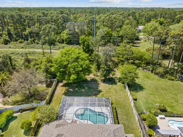 a view of an outdoor space and a yard