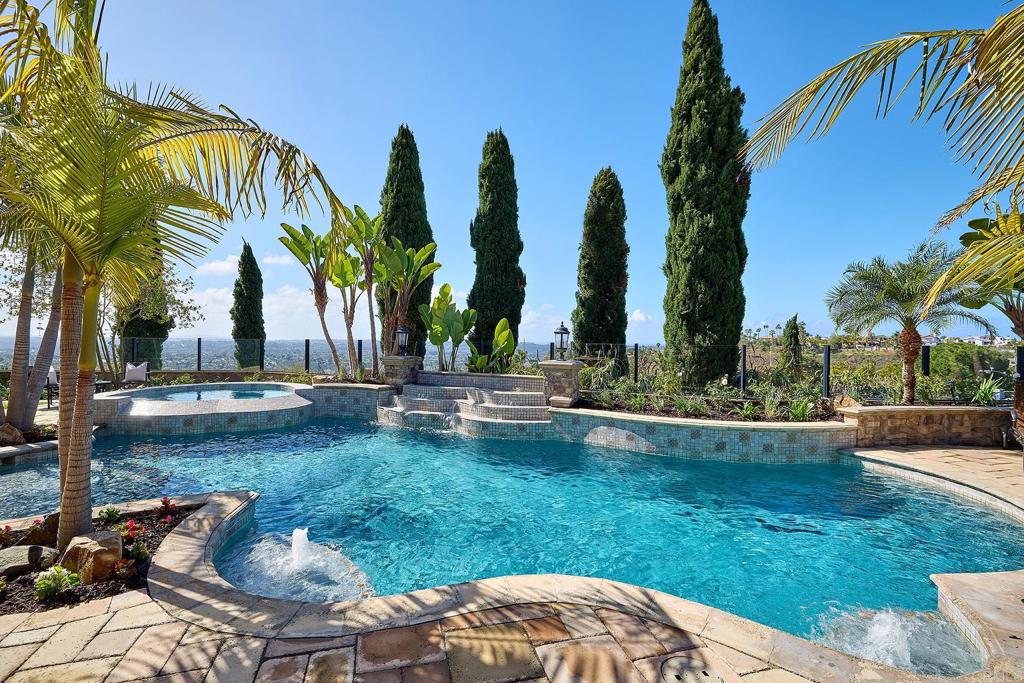 6921 Corte Langosta Carlsbad, CA 92009 - Photo 19 of 20 a view of a yard with palm trees