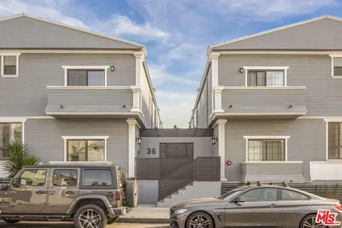 a view of a city street from a building